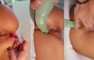 Sarah Caus com Consolo no Cu Gozando e Esguichando – Xvideos Caseiro